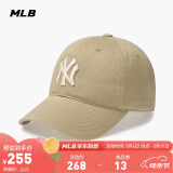 MLB帽子男女软顶棒球帽虞书欣明星同款运动鸭舌帽3ACP6601N-50SAP-F