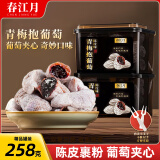 春江月青梅抱葡萄258g陈皮味青梅葡萄话梅干果粒梅爆浆葡萄梅子休闲零食