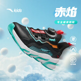 安踏儿童运动鞋男女童跑步鞋秋冬季网革旋钮扣犟弹科技学生赤焰跑鞋 【男透网】黑/荧光水绿5573H-6 34 脚长约21.5cm