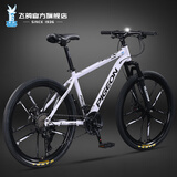 飞鸽（FLYING PIGEON）山地自行车成人男女变速山地车青少年中小学生车越野户外骑行单车 【铝合金】G8002代-十刀轮-白色 24寸轮组（适合145-170cm） 21速入门版