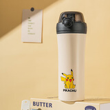 杯具熊（BEDDYBEAR）成人保温杯咖啡杯316内胆男女学生放书包侧兜水杯车载随手杯便携 摇摇保温杯-乖萌皮卡丘500ml