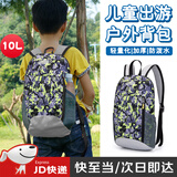 莱枢汇儿童背包户外出游登山包旅行包运动小学生轻便双肩包补习书包春游 【迷彩黄10L】