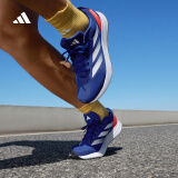 adidas DURAMO RC训练备赛轻盈跑步运动鞋男女阿迪达斯官方   蓝色/白色/红色   42