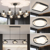 名家艺意式极简客厅吊灯主灯大厅灯具现代简约大气创意轻奢高级感2025款 套餐4(三室两厅)设计师搭配 包安装