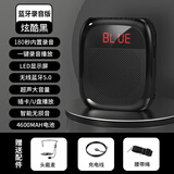 雅兰仕小蜜蜂扩音器教师专用蓝牙音箱音响小喇叭TF卡U盘录音麦克风大音量户外导游便携式喊话器 H1黑色【超大音量 +插卡U盘+可录音+可蓝牙】