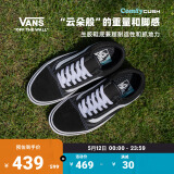 VANS范斯官方 升级款ComfyCush Old Skool舒舒服服运动鞋低帮 黑色 36