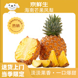 京鲜生 海南芒果凤梨 净重2.5斤单果650g 菠萝新鲜水果生鲜 源头直发