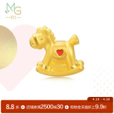 周生生 足金Charme串珠爱心心形摇摇木马黄金转运珠90052C定价
