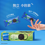 奥利奥（Oreo） 水果夹心饼干休闲零食 营养早餐水果味饼干 下午茶网红小吃 冰淇淋抹茶味97g 单盒装