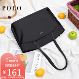 POLO单肩包女大容量14/15.6英寸笔记本电脑包斜挎托特包母亲节礼物