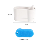 boxtech乌龟过滤器低水位免换水泵低噪净水小型家用龟缸抽粪器过滤循环机 乌龟过滤器加高层+棉