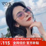 威古氏（VEGOOS）太阳镜女韩版街拍金属潮流防紫外线偏光驾驶开车墨镜女 SY8063