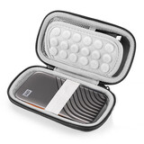 西部数据（WD）移动固态硬盘（PSSD）My Passport随行SSD保护套 防震 保护包 随行版PSSD加厚硬壳包-黑色 2TB专用包