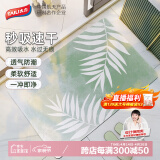 太力浴室脚垫卫生间门口吸水地垫卫浴防滑垫子40*60cm