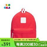 CILOCALA双肩包女M+号登山包校园电脑包大容量旅行包上班出游背包帆布书包 TOMATO