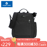 EAGLE CREEK美国逸客休闲单肩斜挎包防水耐磨环保防盗IPAD包男女挎包父亲礼物 黑色