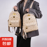 新款小背包女包甜美风格日常通勤百搭时尚大容量外出通勤双肩包 卡其色// 小号