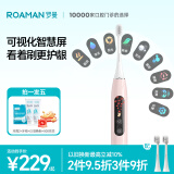罗曼（ROAMAN）智能屏电动推荐深层清洁护龈净白送男女朋友情侣结婚生日母亲节520礼物家电国家补贴HT200粉