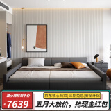 童友儿童床二胎家庭床亲子床一家四口大床主卧超大婴儿床储物床子母床 0.9米子床+1.5米母床+2张床垫 气压储物结构
