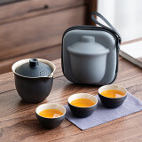 西多米旅行茶具套装快客杯单人户外泡茶功夫茶杯便携式壶父亲节生日礼物