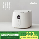 olayks立时 微压电饭煲小型3升2-6人陶瓷釉内胆24小时智能预约多功能家用电饭锅