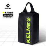 卡尔美（KELME）足球鞋包收纳袋手提包透气耐磨防泼水足球健身户外运动训练装备包 黑/荧光黄 【42*16.5*13cm】