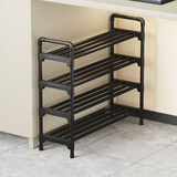 馨婺家宿舍鞋架学生桌下鞋子收纳架家用门口多层简易鞋架子出租房鞋柜 2层-小号45cm【加粗加固】