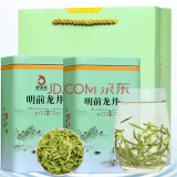 好茶农  茶叶龙井新茶2025绿茶浙江明前龙井新昌大佛龙井茶250g礼盒罐装