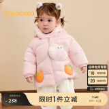 巴拉巴拉婴儿羽绒服男童冬季女童短款外套宝宝造型2024可爱萌208424107225