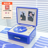 问加WHATPLUS  C300一体式CD机发烧友专辑播放器 复古CD播放机 唱片机造型 蓝牙音响 蓝牙cd机 生日礼物 C300克莱因蓝2代+正版CD