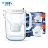 碧然德【李昀锐同款】（BRITA）免安装过滤净水 滤水壶设计师系列 设计师壶Style绿 3.5L 1壶13芯 PRO版【爆款囤货装】