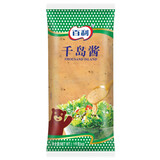 百利香甜清爽沙拉酱水果蔬菜色拉鸡排寿司汉堡烤肉手抓饼酱料 千岛酱1kg【赠挤酱瓶】