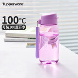 特百惠（Tupperware）乐趣550ML塑料杯夏季男女学生便携运动水杯子大容量双饮口 雏菊紫