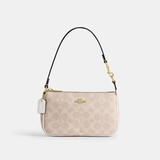 蔻驰（COACH）【官方授权店】coach女包Nolita腋下包斜挎麻将包送女友节日礼物 CW426IMXDM浅卡其色