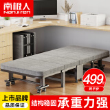 南极人（Nanjiren）折叠床午休床单人床办公室午睡床四折乳胶海绵床板床陪护床 90cm