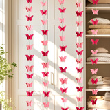 靓赫婚房布置蝴蝶拉花套装男方卧室订婚装饰女方客厅楼梯婚庆用品大全