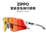 ZIPPO美国智能变色太阳镜一体式骑行眼镜专业运动护目镜防风24185C2-95