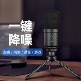 御葵U780电容麦USB麦克风电脑手机录音直播配音网课游戏播客会议有声书电子书全民K歌YY语音有线话筒 U780麦克风标准版
