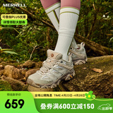迈乐（Merrell）官方店男女款户外登山徒步鞋减震MOAB 3迈越者轻量防滑耐磨透气 J035894白灰米（女） 39
