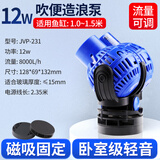 森森（SUNSUN）冲浪泵鱼缸造浪泵造流泵水族箱打浪泵冲鱼粪便 12W双头磁吸款 可调流量(适合1-1.5m缸)