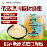 俄蜜源椴树蜜1.25kg 俄罗斯进口蜂蜜 天然0添加 早餐牛奶冲饮伴侣