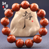 知翠轩橄榄核雕铁核正圆光珠素核精品手串纯手工打磨男高端文玩把件简约 20*20mm精品12颗