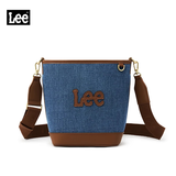 Lee新款水桶包斜跨手提单肩托特女包大容量上班通勤生日送女友送老婆