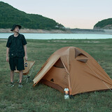 牧高笛（MOBIGARDEN）冷山2帐篷 户外露营徒步防风防雨双人帐篷 MZ093005 暖沙色