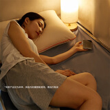 水星家纺星好眠学生宿舍蚊帐专用床单(灰蓝色)90cm×190cm