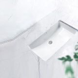 科勒（KOHLER）台盆方形台下面盆拉蒂纳浴室卫生间洗手盆洗脸盆 K-2214T（18寸）