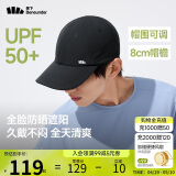 蕉下（beneunder）棒球帽子男鸭舌帽防晒帽遮阳帽女太阳帽情侣时尚百搭潮流户外黑