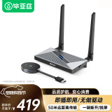 毕亚兹 HDMI无线投屏器 高清办公会议家用同屏器 适用笔记本电脑台式机连接电视显示器投影仪 50米传输器