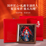 爱美礼中国特色礼物伴手礼送老外北京文创纪念品京剧人偶摆件绢人娃娃 中国绢人--穆桂英