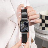 iboann适用小米手环9pro表带磁吸米兰尼斯小米8Pro腕带替换表链夏天金属redmi watch5/4红米手表通用配件